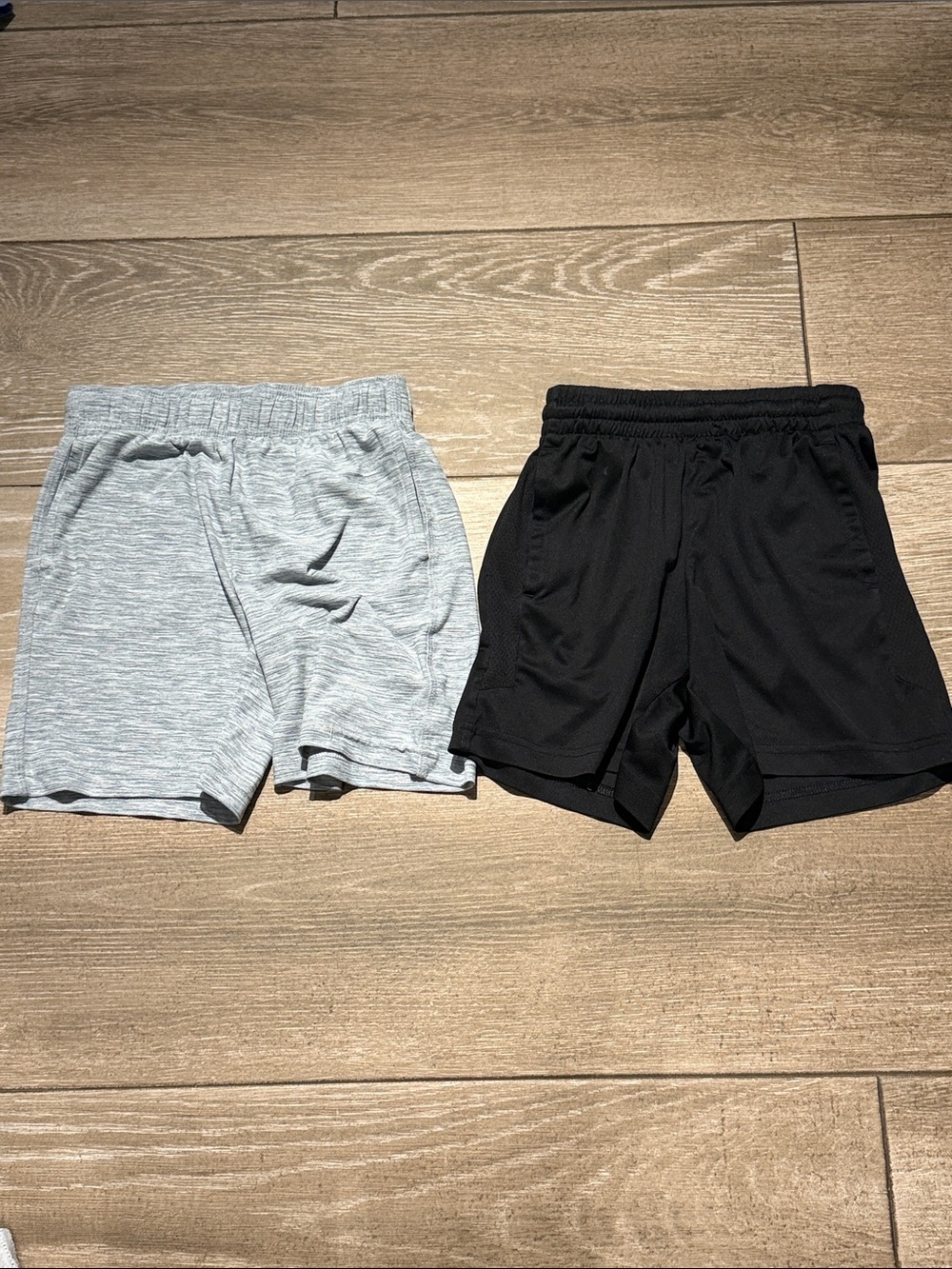 Old Navy/ Tek Gear Kids Active Shorts - Black and Light Gray